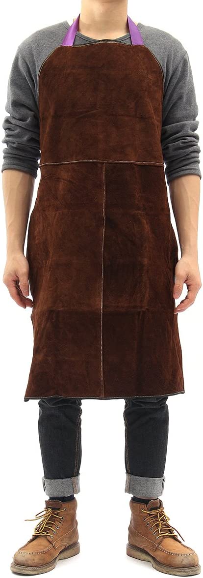 Tablier De Soudeur En Cuir Pro Dimweld - 6 Poches - Neuf Avec Emballage