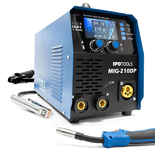 IPOTOOLS MIG-210DP : avis complet du poste MIG double pulsé 6-en-1 210 A